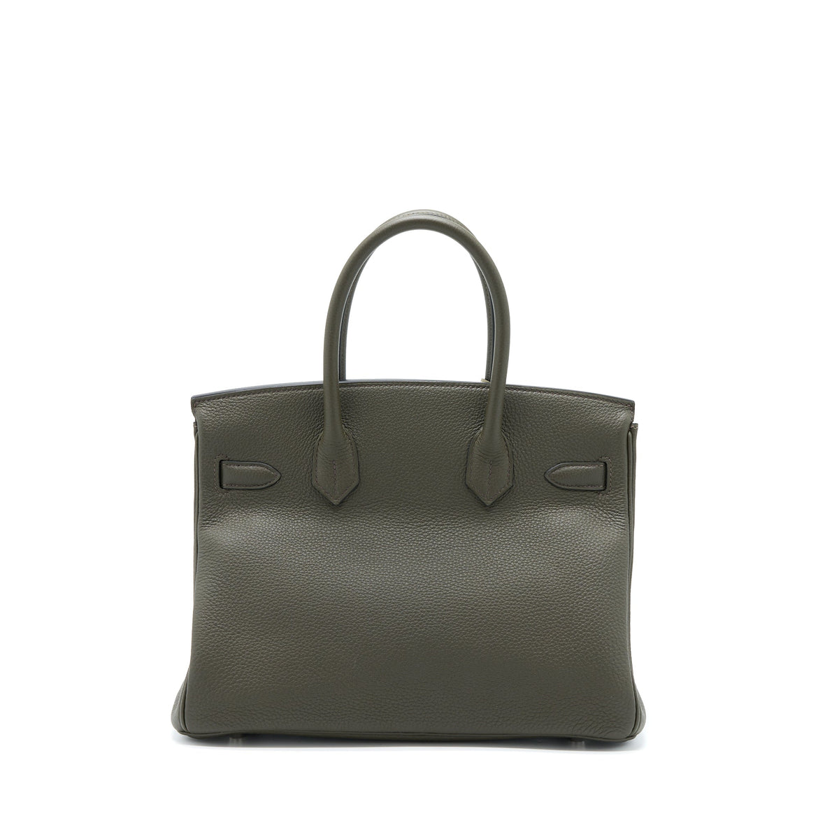 Hermes Birkin 30 Togo C6 Vert De Gris SHW With Extra Bag Charm