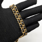 Chanel detail cc logo mini vanity case with chain lambskin black GHW (microchip)