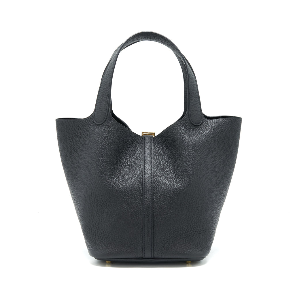 Hermes picotin 22 Lock Bag Black GHW