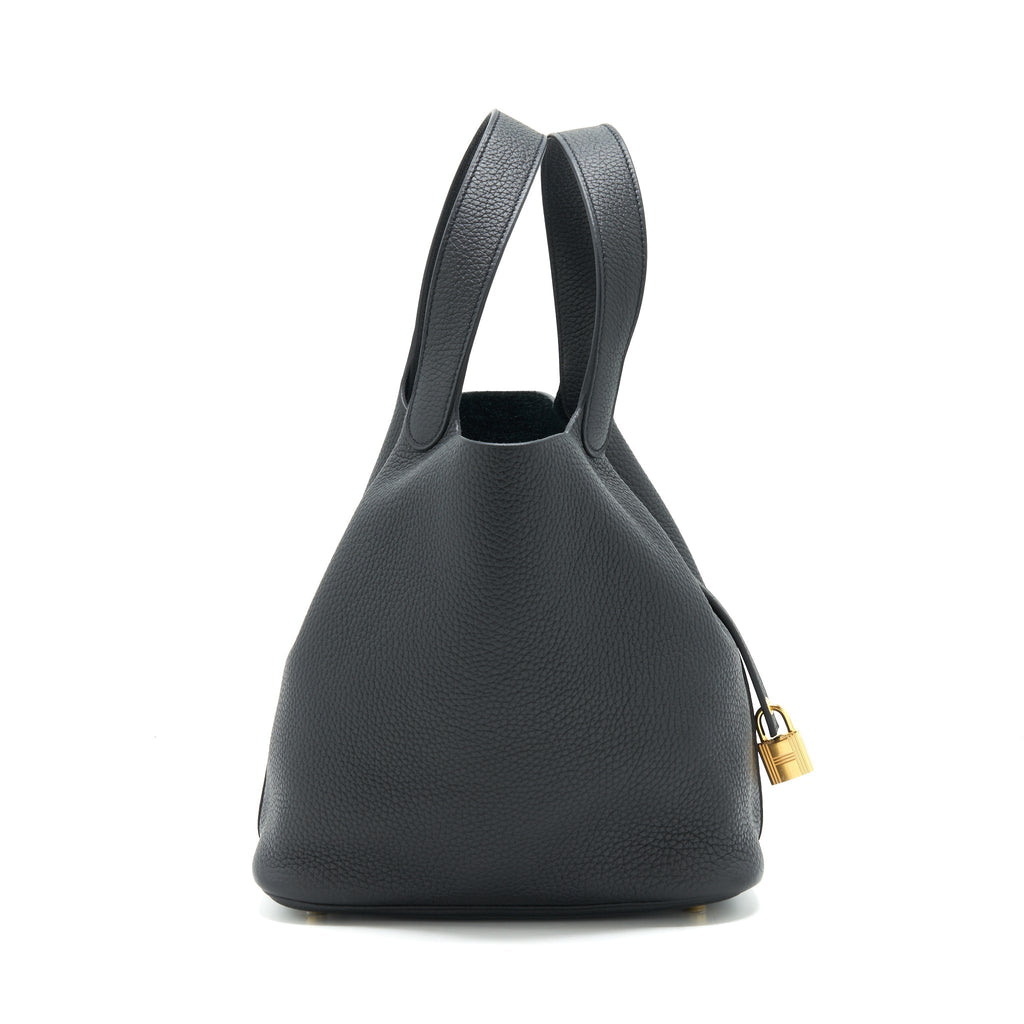 Hermes picotin 22 Lock Bag Black GHW
