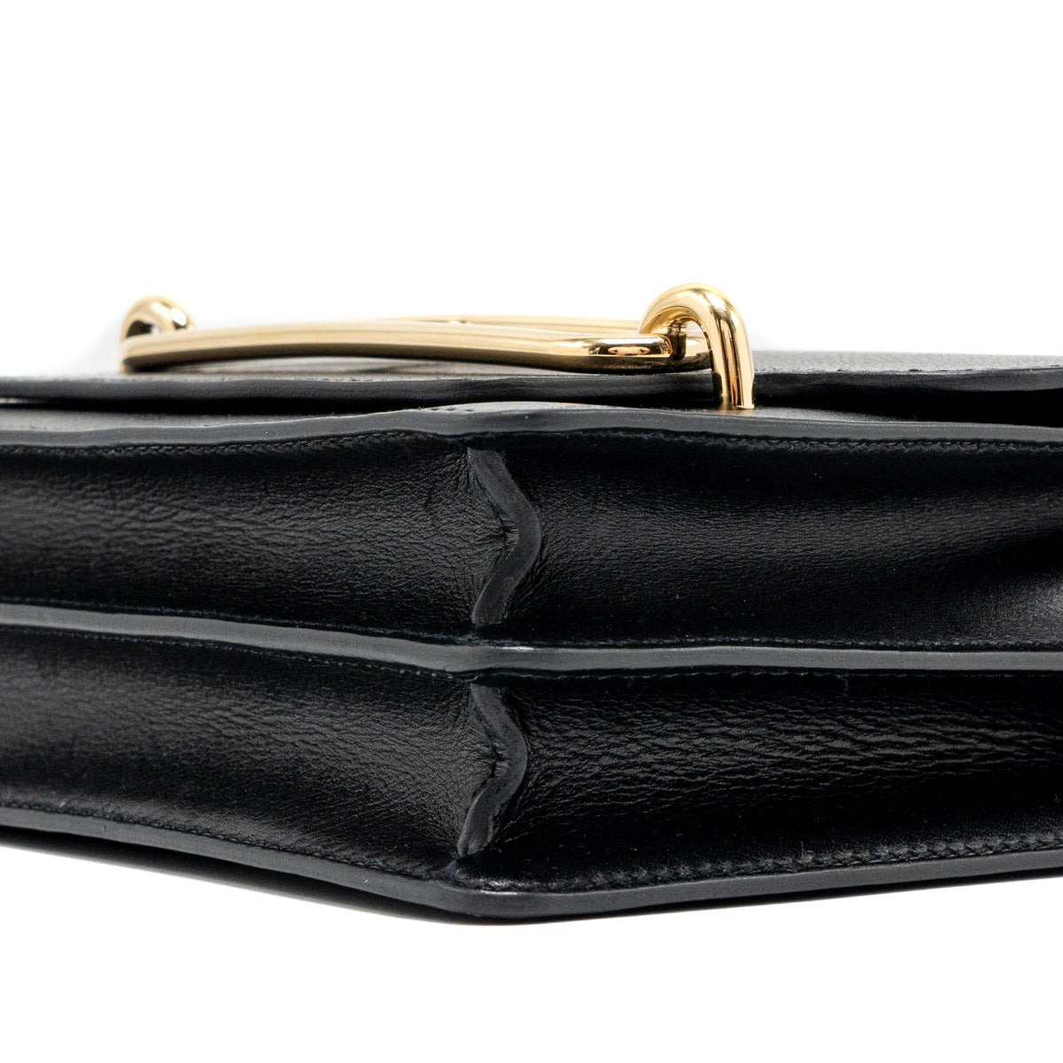 HERMES MINI ROULIS EVERGRAINE BLACK LGHW