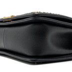 CHANEL MEDIUM BOY BAG LIMITED EDITION CAVIAR BLACK GHW (MICROCHIP)
