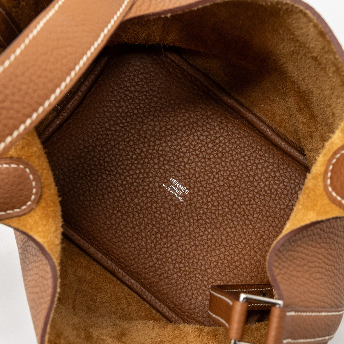 Hermes Picotin 18 Clemence Gold SHW