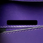 Bvlgari serpenti compact card holder leather green/purple LGHW
