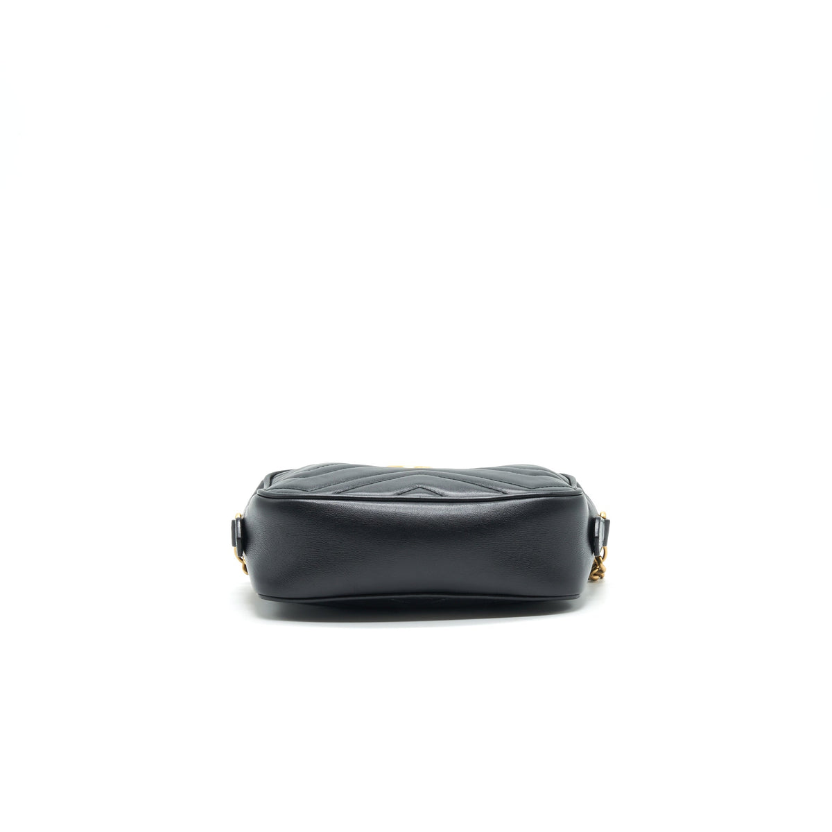 GUCCI GG MARMONT MINI CAMERA BAG BLACK GHW
