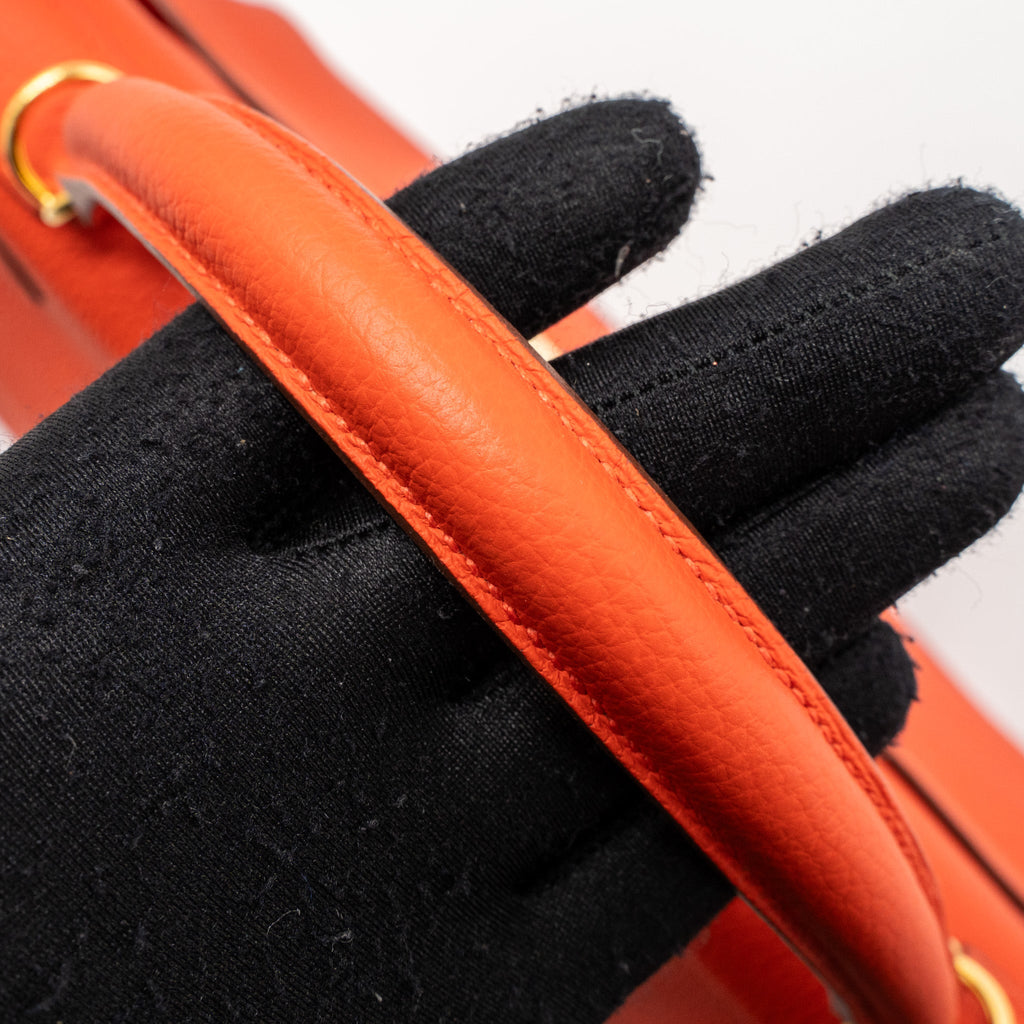 Hermes kelly 32 togo capucine GHW