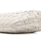 BOTTEGA VENETA MINI JODIE LAMBSKIN CHALK GHW
