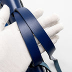 Hermes Herbag 31 Zip Bag Canvas/Hunter Leather Bleu Billard/Bleu Saphir SHW