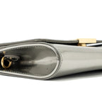 LOUIS VUITTON LOUISE PM PATENT SILVER GHW