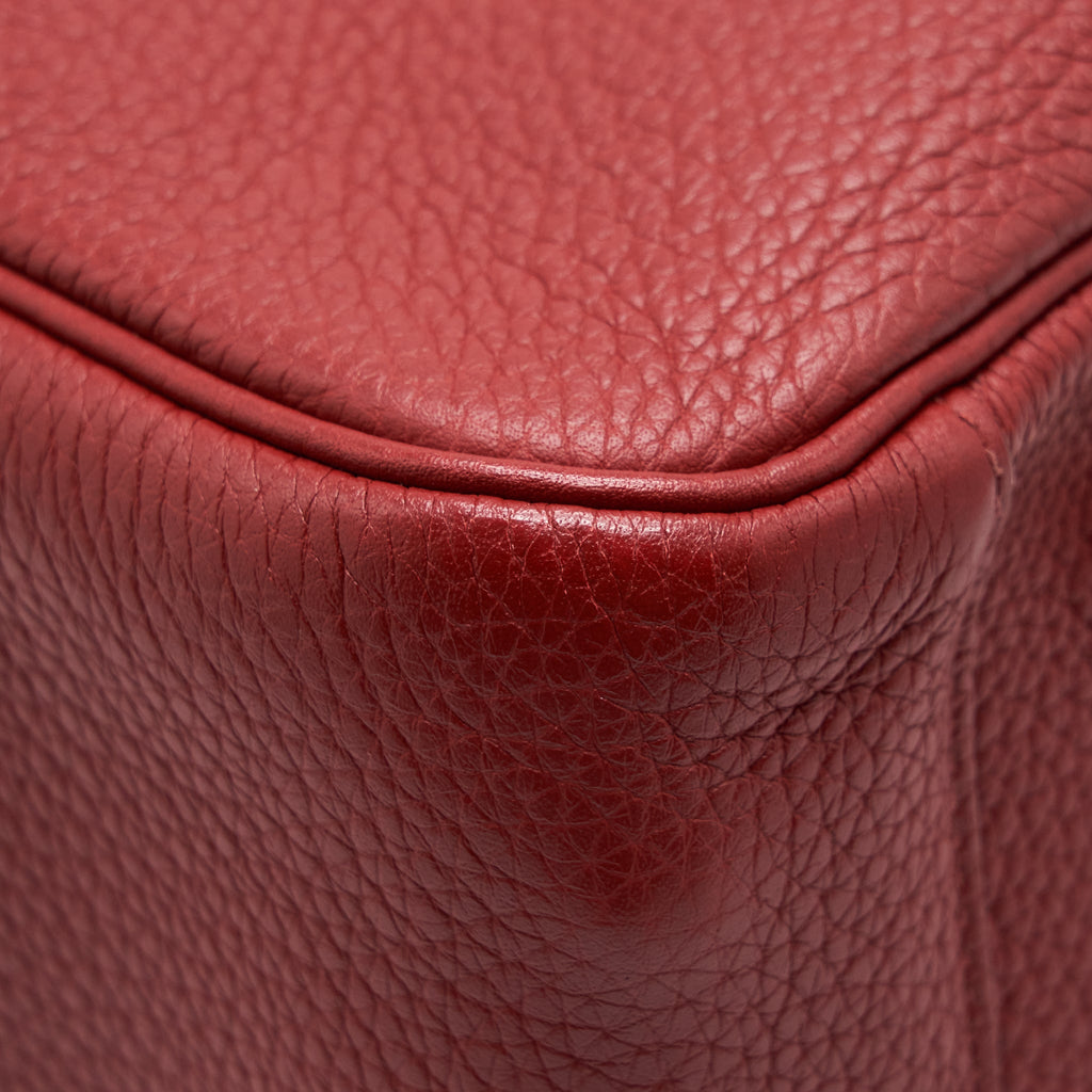 Hermes Lindy 34 Clemence K1 Rouge Grenat SHW
