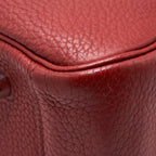 Hermes Lindy 34 Clemence K1 Rouge Grenat SHW
