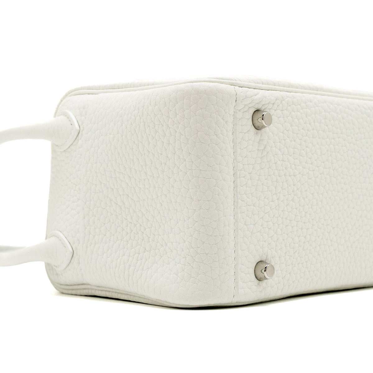 HERMES MINI LINDY CLEMENCE NEW WHITE SHW