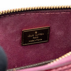 LOUIS VUITTON ALMA BB VERNI MIROIR PATENT DARK PINK GHW