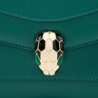 BVLGARI SERPENTI FOREVER CROSSBODY BAG CALFSKIN GREEN LGHW
