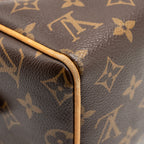 LOUIS VUITTON SPEEDY 20 BANDOULIERE  MONOGRAM CANVAS BLACK STRAP GHW