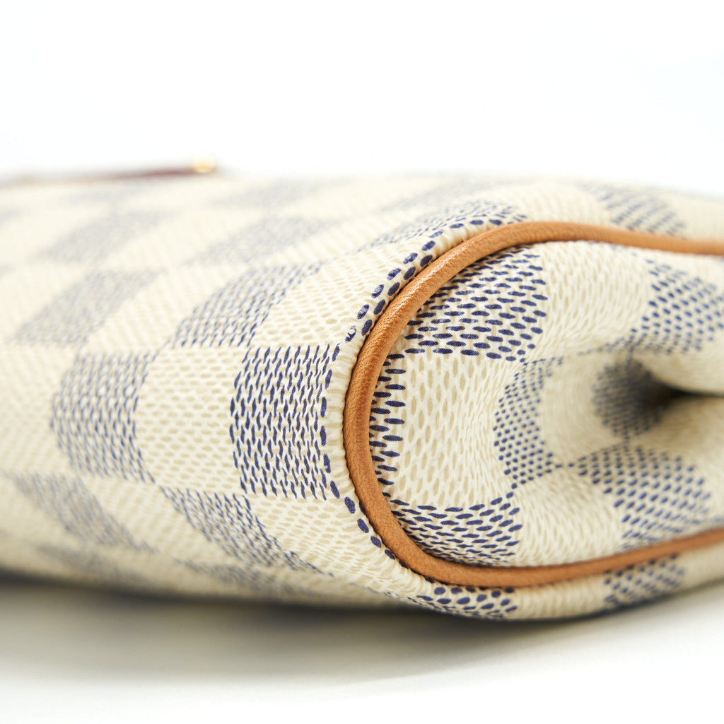 LOUIS VUITTON EVA CROSSBODY BAG DAMIER AZUR GHW