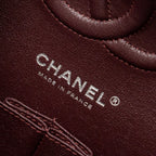 CHANEL MEDIUM CLASSIC DOUBLE FLAP BAG CAVIAR BLACK SHW (MICROCHIP)