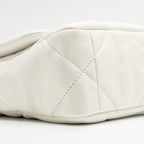 CHANEL SMALL 19 BAG LAMBSKIN WHITE MULTICOLOUR HARDWARE