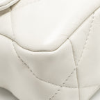 CHANEL SMALL 19 BAG LAMBSKIN WHITE MULTICOLOUR HARDWARE