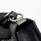 CHANEL MEDIUM BOY BAG CAVIAR BLACK RUTHENIUM HARDWARE
