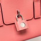 Hermes New Drag 22 Bag Evercolor Rose Ete SHW