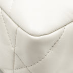 CHANEL SMALL 19 BAG LAMBSKIN WHITE MULTICOLOUR HARDWARE
