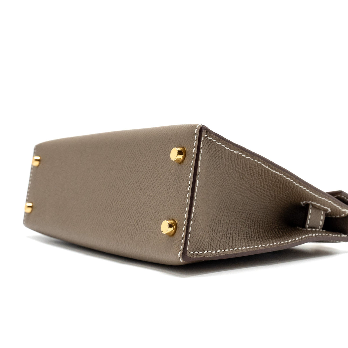Hermes mini kelly II epsom etoupe GHW