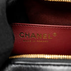 CHANEL 22S HEART BAG LAMBSKIN BLACK LGHW (MICROCHIP)