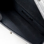 CHANEL MEDIUM BOY BAG CAVIAR BLACK RUTHENIUM HARDWARE