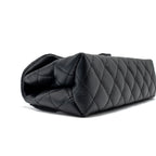 CHANEL 2.55 REISSUE BELT BAG GRAINED CALFSKIN BLACK SHW