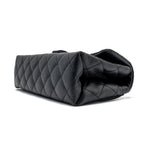 CHANEL 2.55 REISSUE BELT BAG GRAINED CALFSKIN BLACK SHW