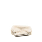 Fendi First Small Bag Mink Fur/Leather Off-white SHW