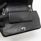 Chanel mademoiselle flap bag lambskin black SHW