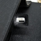 CHANEL SMALL BOY BAG CAVIAR LEATHER GHW BLACK