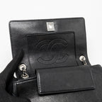 Chanel mademoiselle flap bag lambskin black SHW