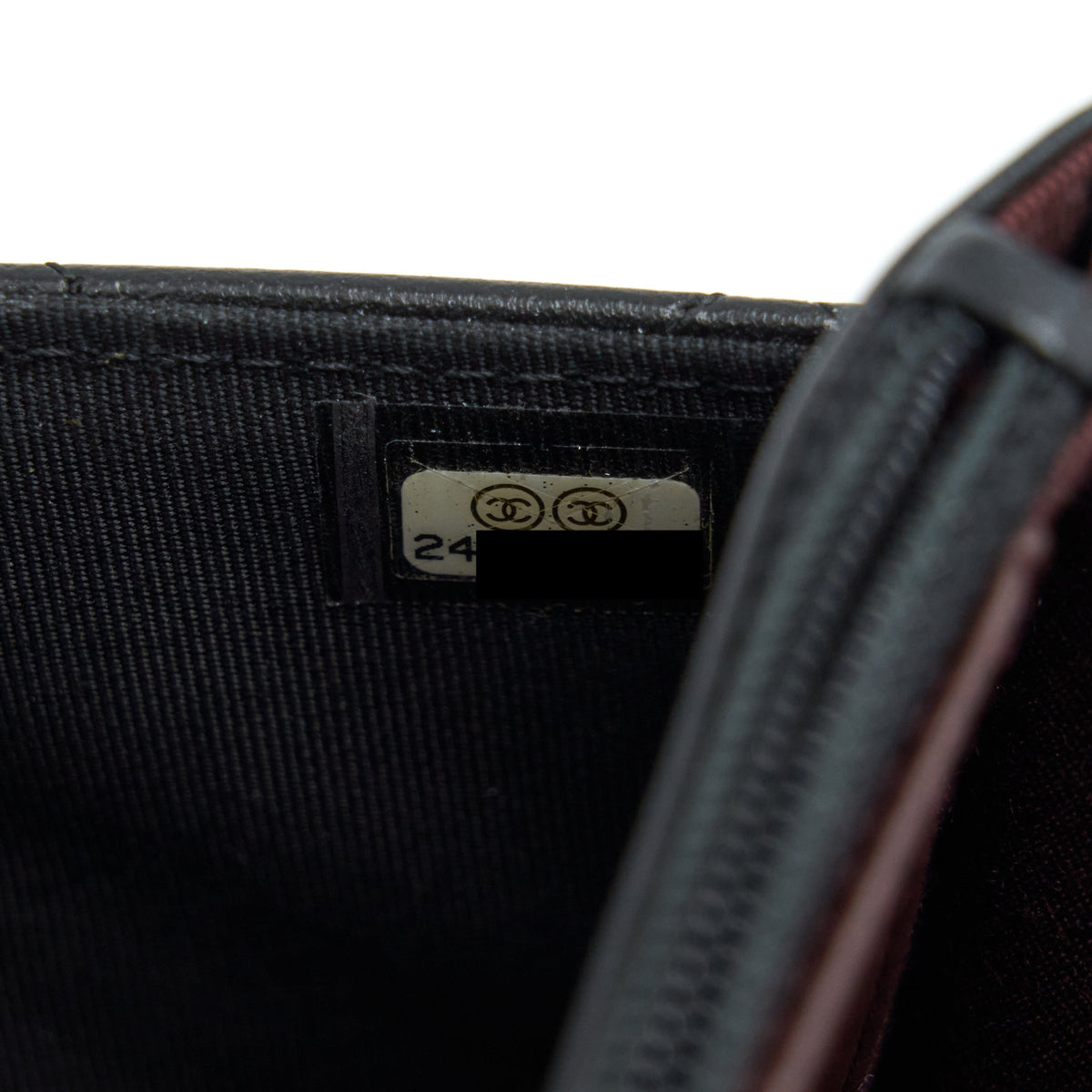 CHANEL CLASSIC WALLET ON CHAIN LAMBSKIN BLACK SHW
