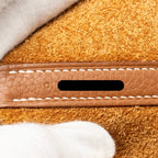 HERMES Picotin 22 Lock Bag Clemence Gold SHW