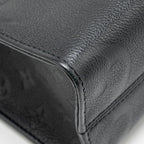 LOUIS VUITTON ONTHEGO PM MONOGRAM EMPREINTE LEATHER BLACK GHW
