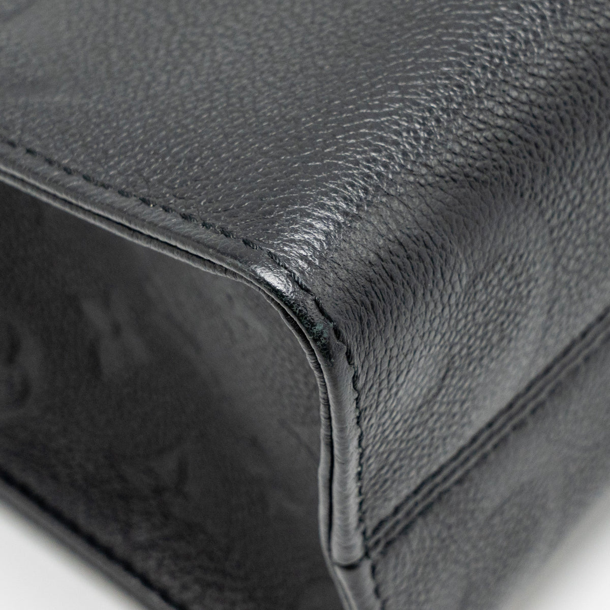 LOUIS VUITTON ONTHEGO PM MONOGRAM EMPREINTE LEATHER BLACK GHW