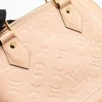 LOUIS VUITTON ALMA BB PATENT LIGHT PINK GHW