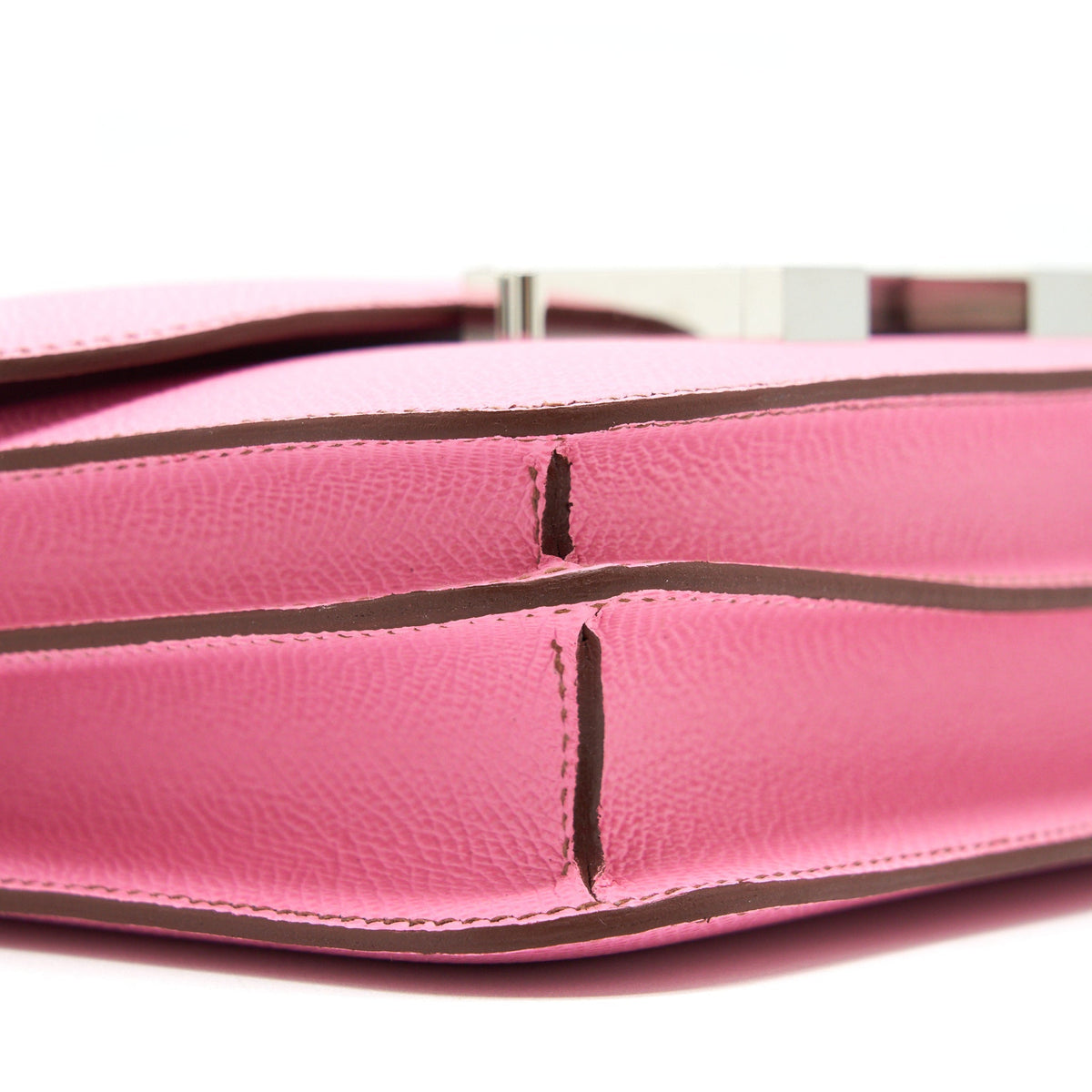Hermes Mini Constance 5P Bubblegum Pink Epsom SHW