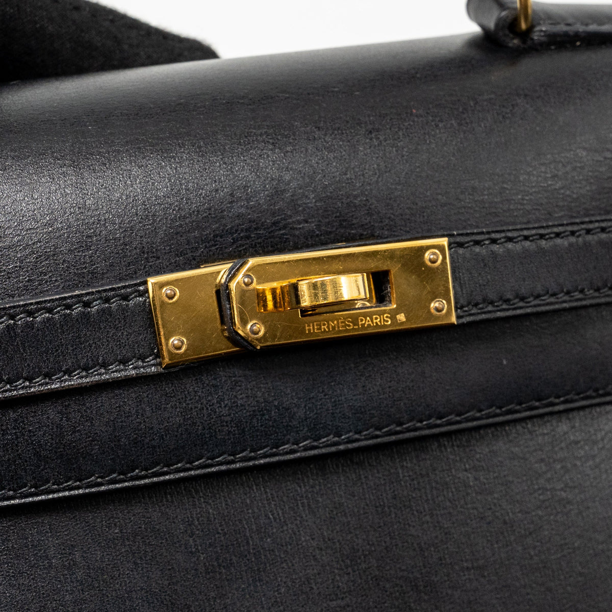 Hermes vintage mini kelly 20 box black GHW