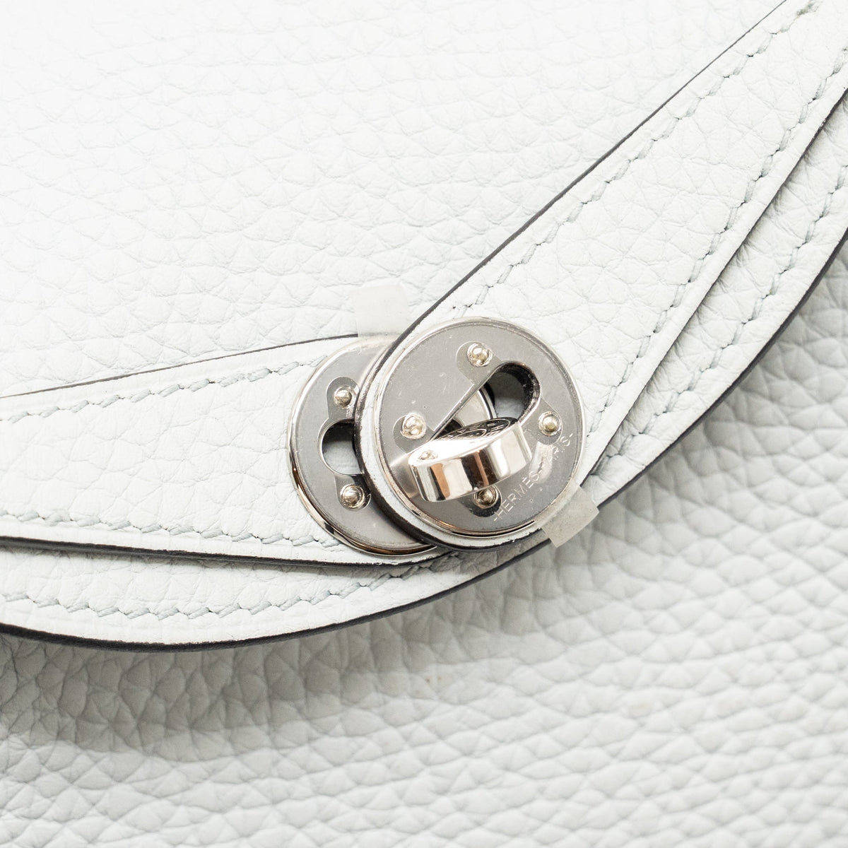 Hermes Mini Lindy clemence blue pale SHW