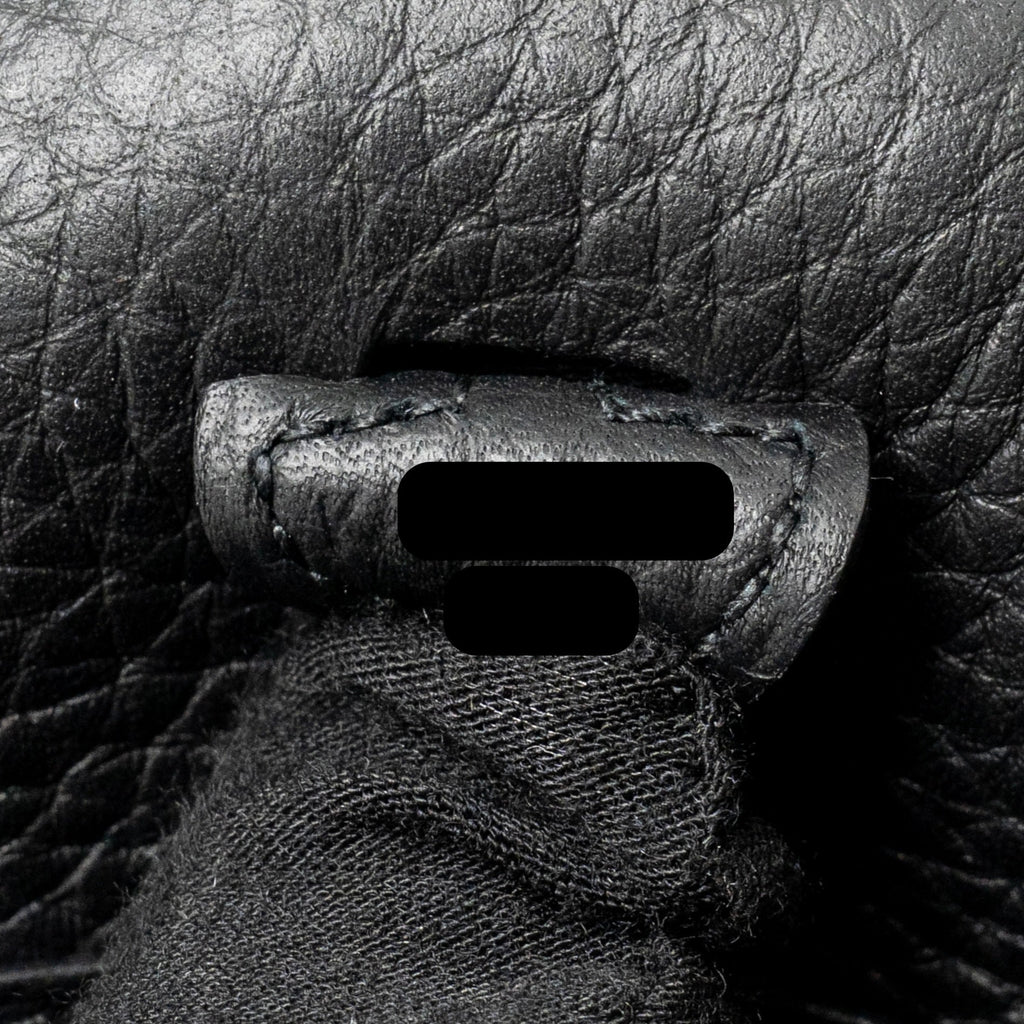 HERMES MINI EVELYNE CLEMENCE BLACK GHW