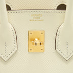 Hermes Birkin 25 Epsom Nata GHW