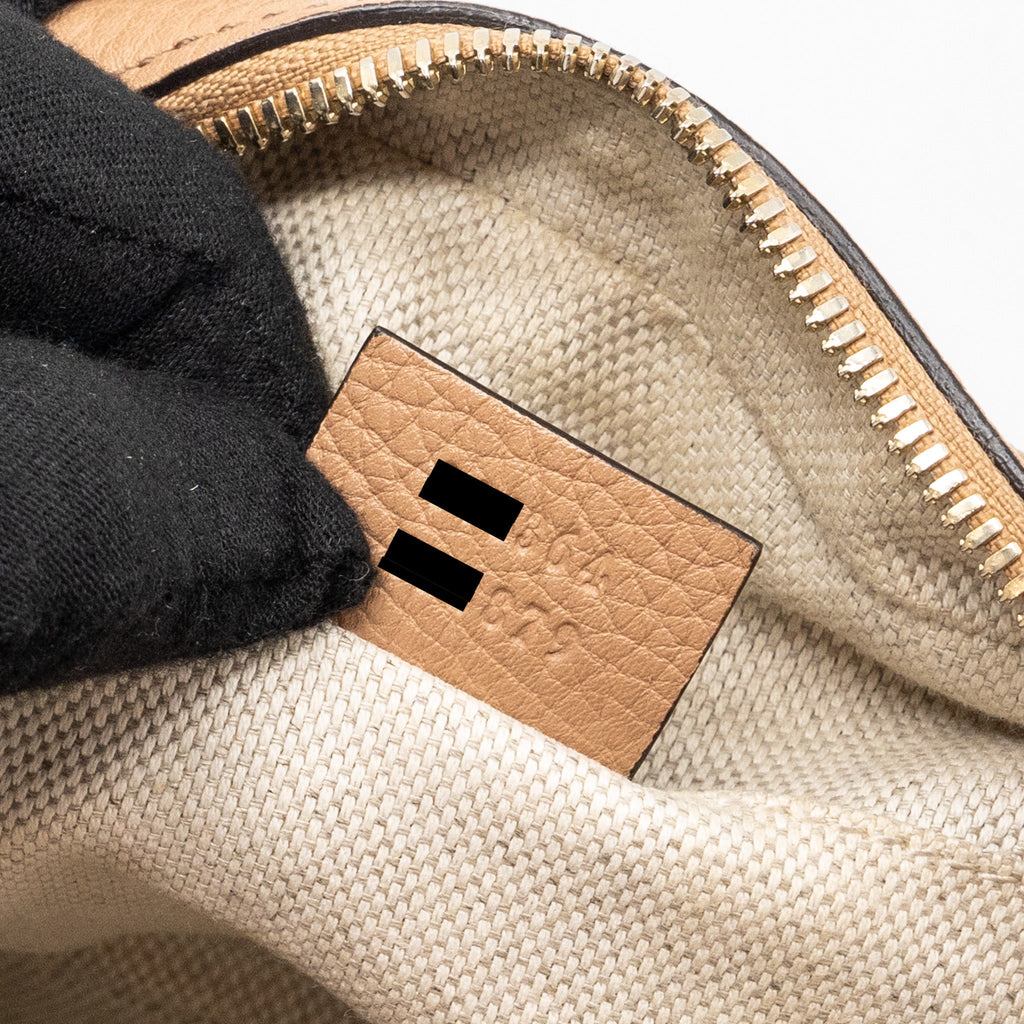 GUCCI DISCO SOHO BAG CALFSKIN BEIGE GHW