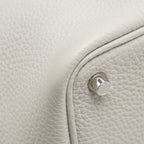 Hermes Picotin 18 Lock Bag Clemence Gris Perle SHW