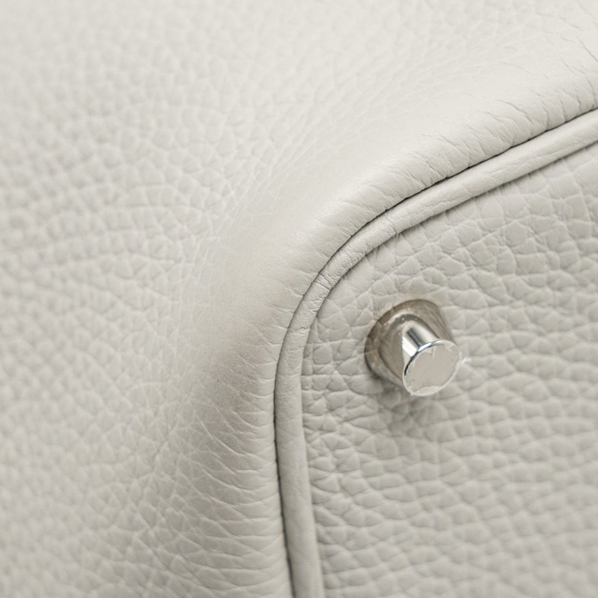 Hermes Picotin 18 Lock Bag Clemence Gris Perle SHW