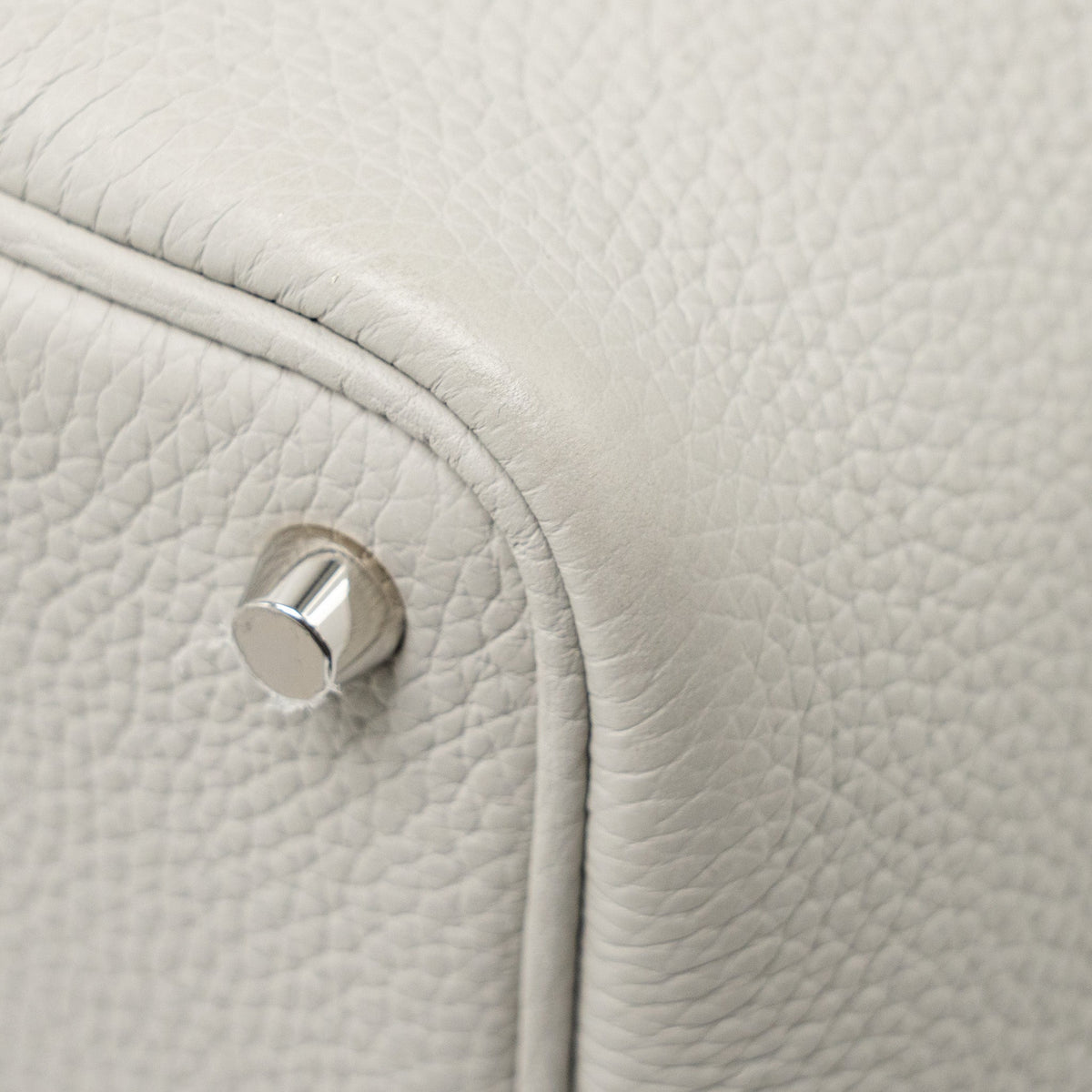 Hermes Picotin 18 Lock Bag Clemence Gris Perle SHW