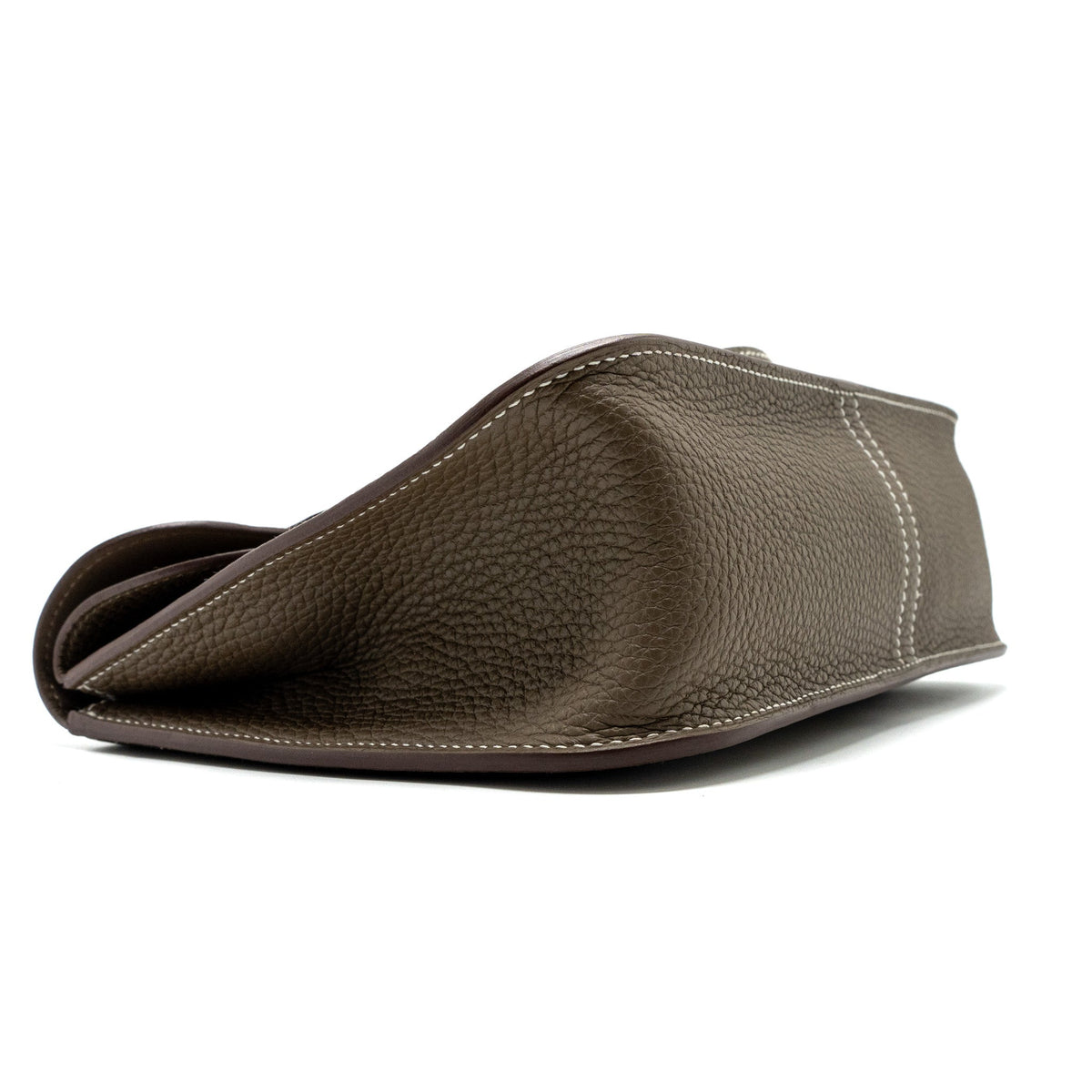 Hermes Halzan 25 Clemence Etoupe GHW